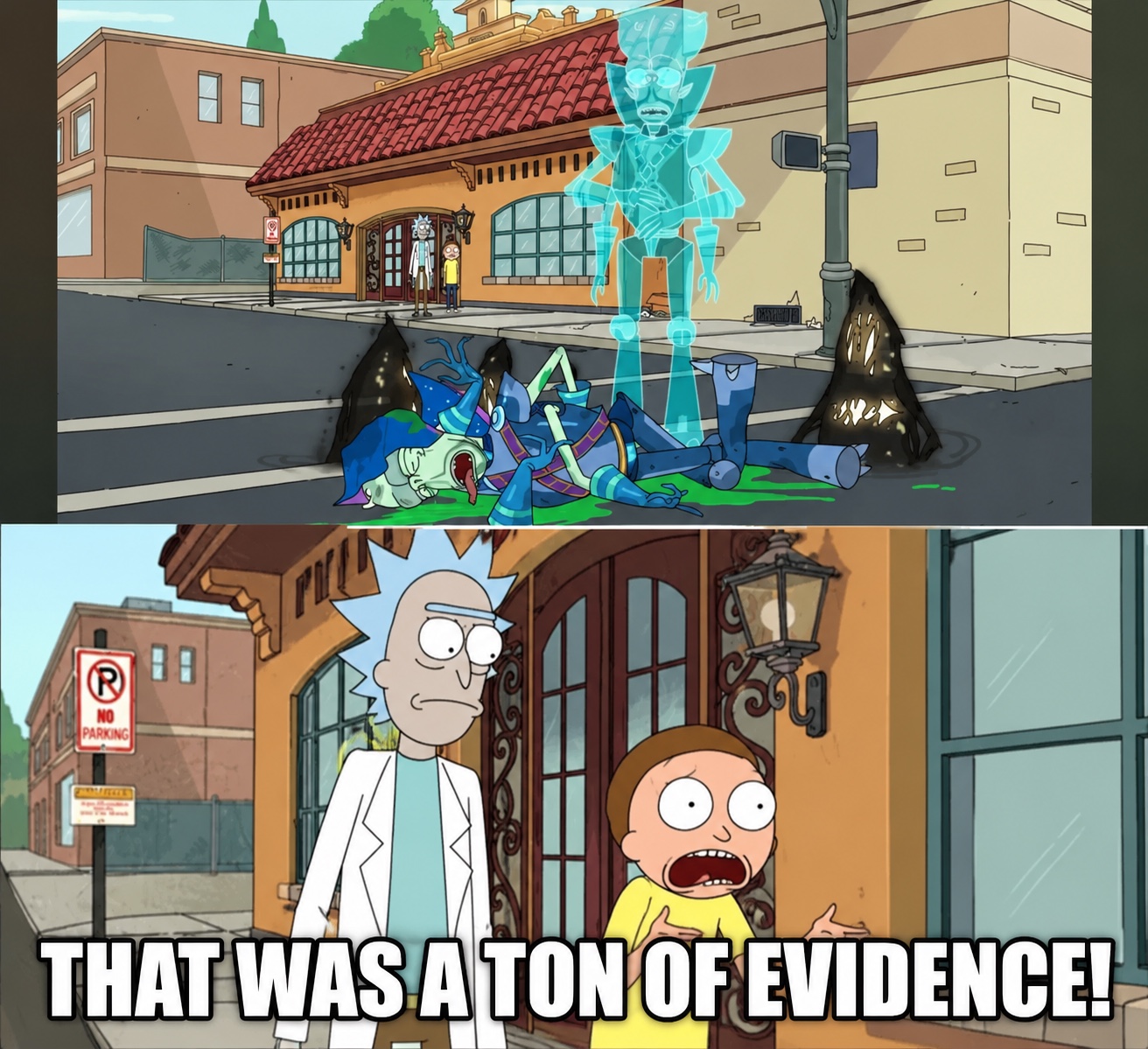 That was a ton of evidence.